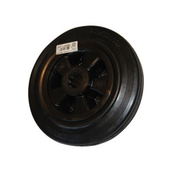 Roue serie caoutchouc noir standard diam. 160 - 20r