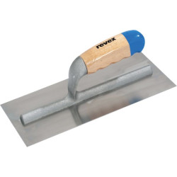 Platoir italien inox 28 manche bois