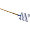 Fourche a cailloux a douille 9 dents 35 cm manche pomme 1350 x 38