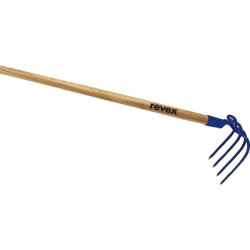 Croc a fumier a douille 4 dents 200 emmanche 1350 x 38
