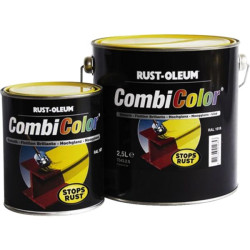 Peinture combicolor brillant jaune ral 1018 pot 2,5l