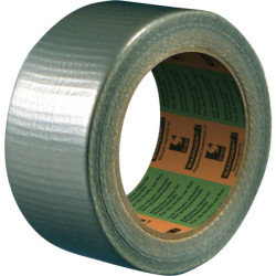 Ruban adhesif toile americaine multiusage 25/100 50 mm x 25 m gris 3162