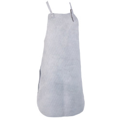 Tablier soudeur en cuir croute avec bavette 90 x 70 cm