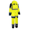 Complet de pluie jaune fluo poly end pu, xl