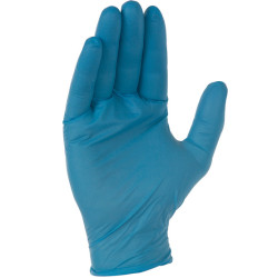 Gant nitrile a usage unique non poudre boite 100 gants taille 8/9 (l)