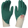 Gant latex sur support coton interlock dos aere taille 9