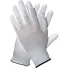 Gant nylon tricote enduit polyurethane sur paume taille 8