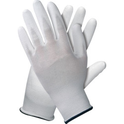 Gant nylon tricote enduit polyurethane sur paume taille 9