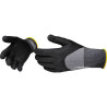 Gant 3/4 enduit nitrile mousse picots nitrile sur paume t09