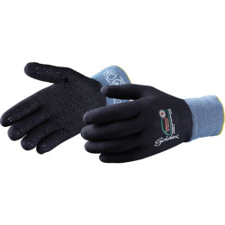 Gant tout enduit picots nitrile sur la paume taille 9
