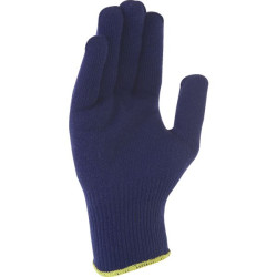 Gant tricote fibres thermastat marine taille unique