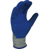 Gant support tricote fibre kevlar enduction latex bleu taille 10