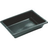 Auge plastique noire 25 litres