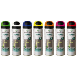 Traceur chantier tempo tp fluo aerosol 650 ml vert