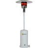Parasol chauffant mobile gaz propane blanc