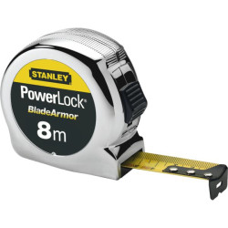 Mesure courte roulante powerlock 10 m x 25 mm