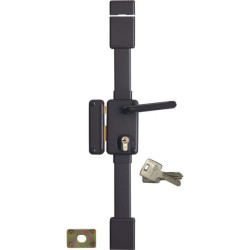 Poignee porte paliere cp epoxy marron cp gauche