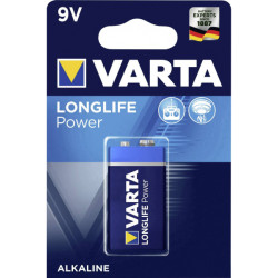 Pile longlife aa 9 v e-bl ock blister d'1 pièce var ta