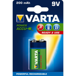 Pile rechargeable batteri e e-block 9v 200mah varta