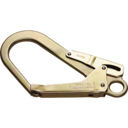Connecteur m 53 acier verrou double action ouverture 55 mm
