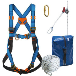 Equipement antichute: kit couvreur ht22 stofor cordage 10m m10 sac