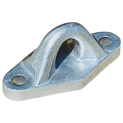 Point d'ancrage alu 064488 fixation par vis m12 ent, 100 mm
