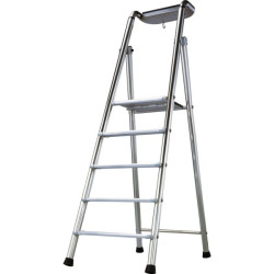Marchepied super pro pro-bat alu 8 marches - hauteur acces 3,81 m
