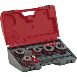 Filiere en coffret plast.1363 62b2 6 pieces dtes
