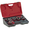 Filiere en coffret plast.1363 62b2 6 pieces dtes