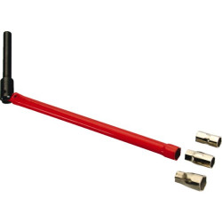 Cle ecrou robinet livre avec embout de 10 - 11- 14 mm