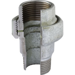 Fig n 341 manchon union m/f a joint conique noir 1/2'' (15-21)