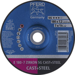 Meule d'ébarbage coudée za30s sg 178x7,2mm pferd