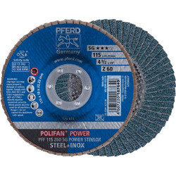 Disque a lamelles z 60sg droit 115mm g60 pferd