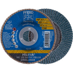 Disque a lamelles z 60psf droit 115mm g60 pferd