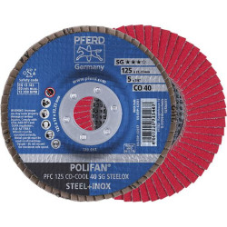 Disque à lamelles sgp-cool bombé 125mm co40 pferd