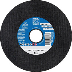 Meule à tronçonner droite pour aluminium a30nsg 125x1mm pferd