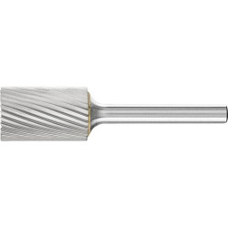 Fraise sur tige carbure cylindrique avec denture frontale 1625 3 6mm 12x25mm pferd