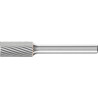 Fraise sur tige carbure cylindrique avec denture frontale 1020 3 6mm 10x20mm pferd