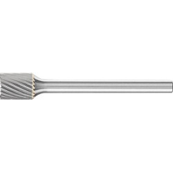 Mini-fraise sur tige carbure cylindrique avec denture frontale 0607 5 3mm 6x7mm pferd