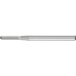 Mini-fraise sur tige carbure forme cyl. bout arrondi 0210 5 3mm 2x10mm pferd