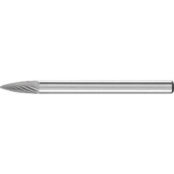 Mini-fraise sur tige carbure forme ogive bout pointu 0307 5 3mm 3x7mm pferd