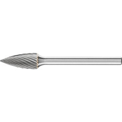 Mini-fraise sur tige carbure forme ogive bout pointu 0613 5 3mm 6x13mm pferd