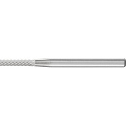 Mini-fraise sur tige carb ure cylindrique 0210 5 3m m 2x10mm pferd
