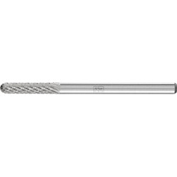 Mini-fraise sur tige carbure forme cyl. bout arrondi 0313 4 3mm 3x13mm pferd