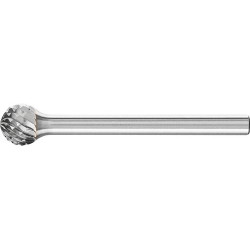 Mini-fraise sur tige carbure forme sphérique 0605 4 3mm 6x5mm pferd