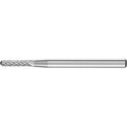 Mini-fraise sur tige carbure forme cyl. bout arrondi 0210 4 3mm 2x10mm pferd