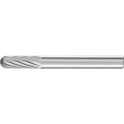 Fraise sur tige carbure f orme cyl. bout arrondi 06 16 3 6mm 6x16mm pferd