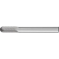 Fraise sur tige carbure forme cyl. bout arrondi 0616 5 6mm 6x16mm pferd