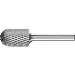Fraise sur tige carbure forme cyl. bout arrondi 1625 3plus 6mm 16x25mm pferd