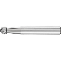 Fraise sur tige carbure forme sphérique 0605 3plus 6mm 6x5mm pferd